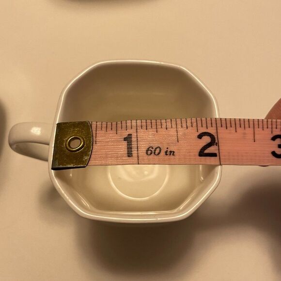 Royal Bengal Fine Bone China Flower Espresso Mug Pair, 2 small mugs, MOD RETRO - Picture 10 of 10